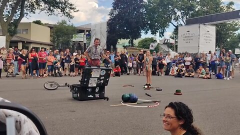 Hilby the German Juggler Boy at the NYS Fair