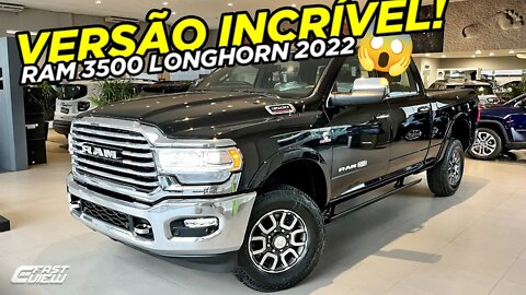 NOVA RAM 3500 LIMITED LONGHORN 6.7 TURBO DIESEL 4X4 2022 É A MELHOR PICAPE DO BRASIL!