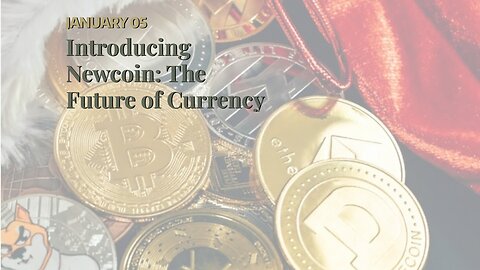 Introducing Newcoin: The Future of Currency