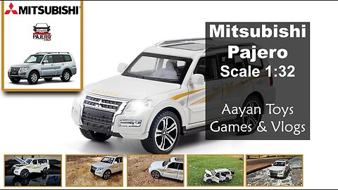 Unboxing and Review of Mitsubishi Pajero Diecast Scale 132 Model Toy Car
