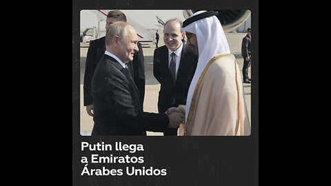 Putin llega a Emiratos Árabes Unidos en una visita de trabajo