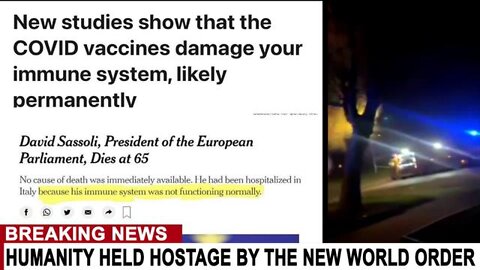 PRESIDENT OF EU PARLIAMENT DIES FROM RAPID ONSET OF AIDS DUE TO VACCINE