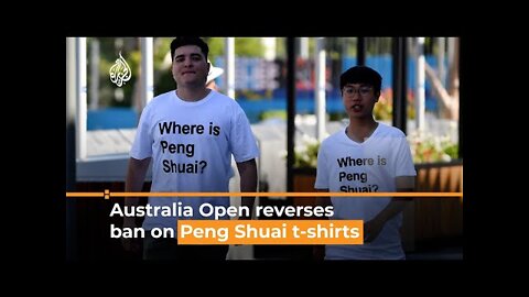Australian Open reverses ban on Peng Shuai t-shirts