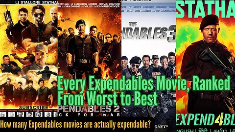 Every Expendables Ranked From Worst to Best|How many Expendables movies are actually expendable