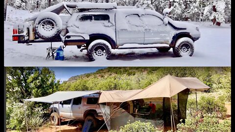 5 Essentials For 4x4 Truck Living Year-Round (links to products referenced in vid details)