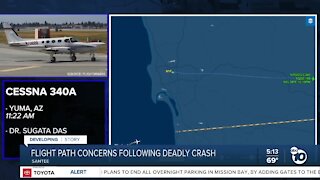 Santee mayor concerned about flights over area after crash