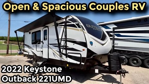 2022 Keystone Outback 221UMD | Open and Modern Couples Travel Trailer