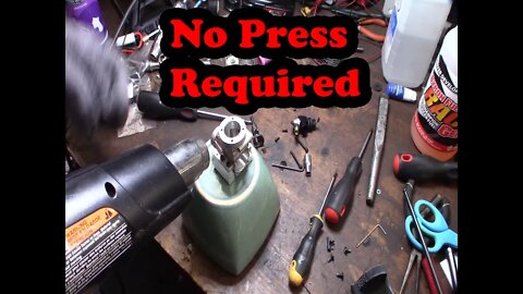 Nitro RC Engine Bearing Removal using heat gun