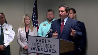 Florida Gov. Ron DeSantis talks school mask mandates