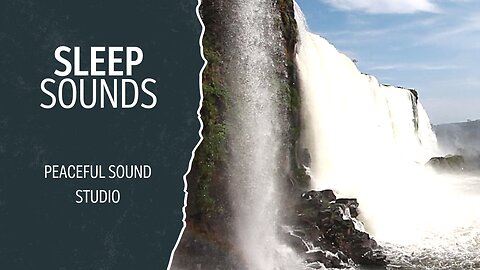 Waterfall Sounds for Sleeping | White Noise for Insomnia Relief