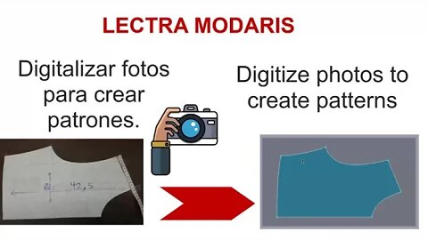 045- Digitalizar fotos para crear patrones en Lectra Modaris