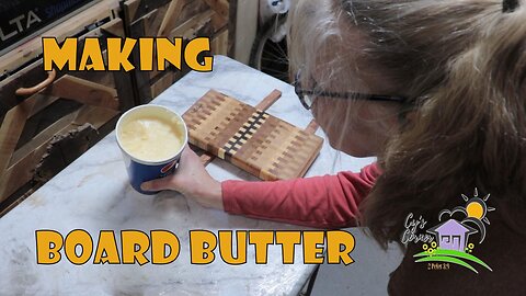 Making Cutting Board Butter