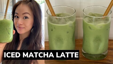 🍵 Iced Matcha Latte Recipe (As Good As Starbucks !) and 20K GIVEAWAY (Closed) | Rack of Lam