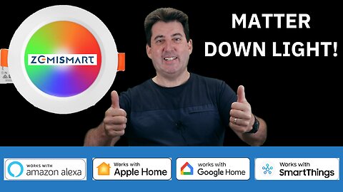 Zemismart Matter Certified LED Downlight for SmartThings, Google, Apple Home & Alexa