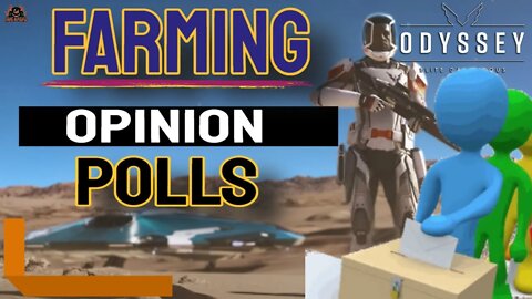 Elite Dangerous Odyssey - Farming Opinion Polls LIVE