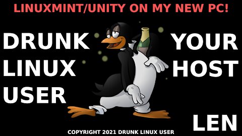 LINUX MINT & UNITY ON MY NEW PC!