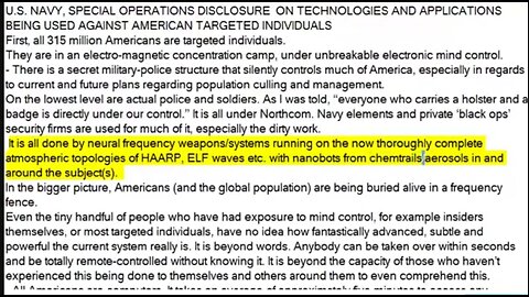 U S. Gov. Plan to Cull (Kill) U.S. Citizens. Shocking Disclosure Proves Navy & Law Enforcement