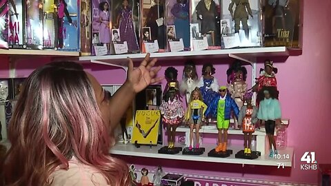 'You are seen': Olathe woman shows off huge collection of Black Barbies ahead of movie premiere