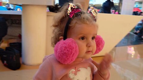 Cute Baby Dea Wearing Big EarMuffs - Funniest Home Videos