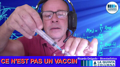 Analyse au microscope optique d'un "vaccin" de Pfizer