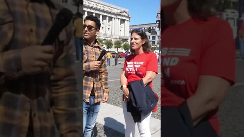 California State Assembly Woman Knows Nothing About Guns And Runs Away From Reporter