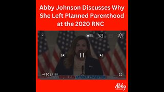 Abby Johnson Discusses Why She Left Planned Parenthood at the 2020 RNC 🇺🇸