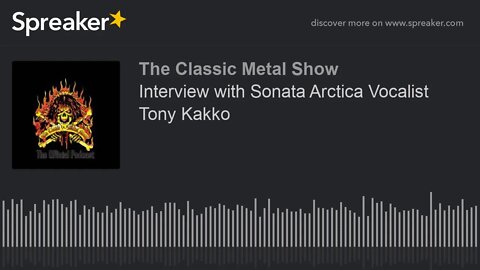 Interview with Sonata Arctica Vocalist Tony Kakko