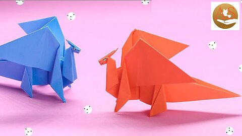 How to Make Easy Origami Dragon - Origami Dragon - DIY 3D Paper Dragon Easy Tutorial