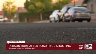 Person hurt after road rage shooting in Glendale