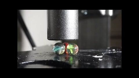 Hydraulic Press| Marbles literally EXPLODE like a bullet!