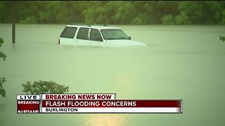 BREAKING: Flash flooding in Burlington