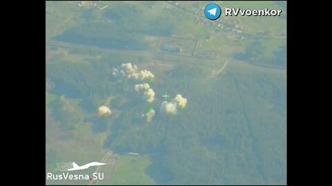 Russian TOS-1A "Solntsepeks" MLRS Destroys Ukranainan Armored Vehicles In Donbass