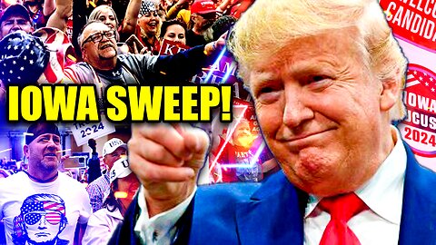 LANDSLIDE! Trump WINS Iowa Caucus in a BLOWOUT!!!