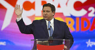 CPAC Crowd Erupts When Gov. DeSantis Says He’ll Send Illegal Immigrants to Delaware