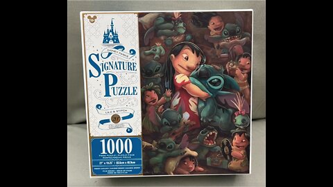 Disney Parks Lilo and Stitch 20th Anniversary 1000 Piece Puzzle #shorts