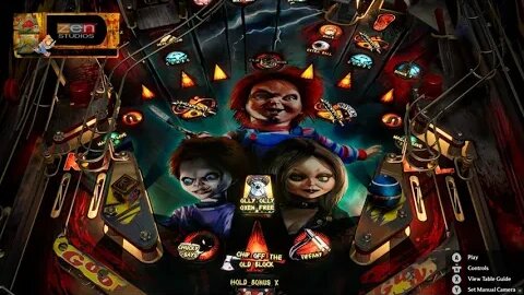 Pinball M Chucky's Killer Pinball Gameplay