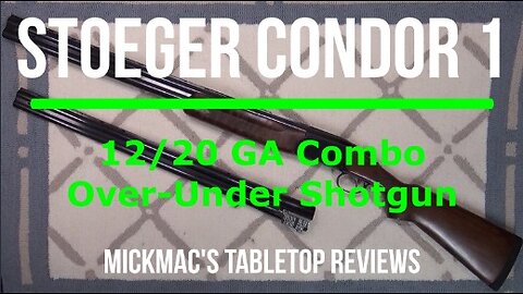Stoeger Condor I Over/Under 12/20GA Combo Shotgun Tabletop Review - Episode #202414