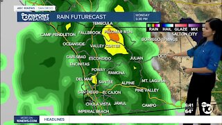 ABC 10News Pinpoint Weather for Sun. Oct. 24, 2021