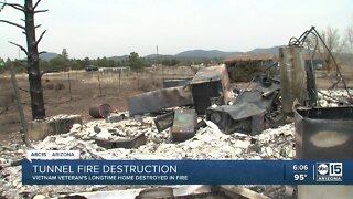 Vietnam veteran's longtime home destroyed in Tunnel Fire