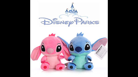 🧸 Adorable Disney Stitch Plush Collection! 🎉 12-30cm Cartoon Stuffed Dolls for Kids' Birthday Joy 🎁🌟