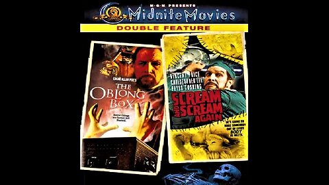 THE OBLONG BOX 1969 & SCREAM AND SCREAM AGAIN Vincent Price British Classics 1970