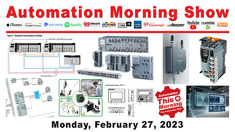 IPCs, Robots, 100 Tunnel PLCs, Redundancy, WIFI, ViewSE & more today on the Automation Morning Show