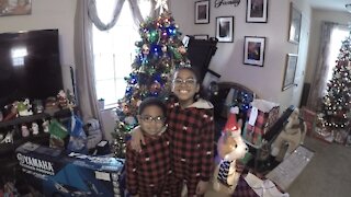 Blasian Babies Open Christmas Presents!