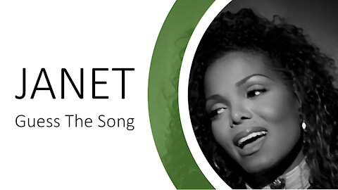 JANET JACKSON: GUESS THE SONG QUIZ