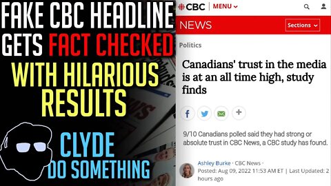Fact Checkers Check CBC Headline - Trust in News at All Time **** in Canada