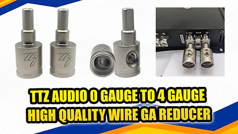 TTZ Audio 0 gauge to 4 gauge amp input reducers (Pair)
