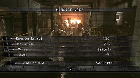 PS4 Resident Evil 5 Mercenaries United solo Missile Area Wesker STARS 150 kills