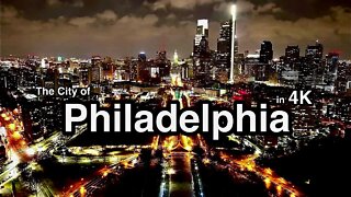 Philadelphia￼ by Night | City Drone Footage