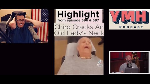 YMH (Your Moms House) Reaction "Chiro Cracks An Old Lady's Neck" & Tom Segura and Christina Laughing