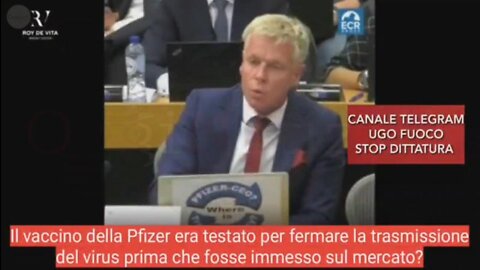 Incontro della Pfizer al parlamento Europero